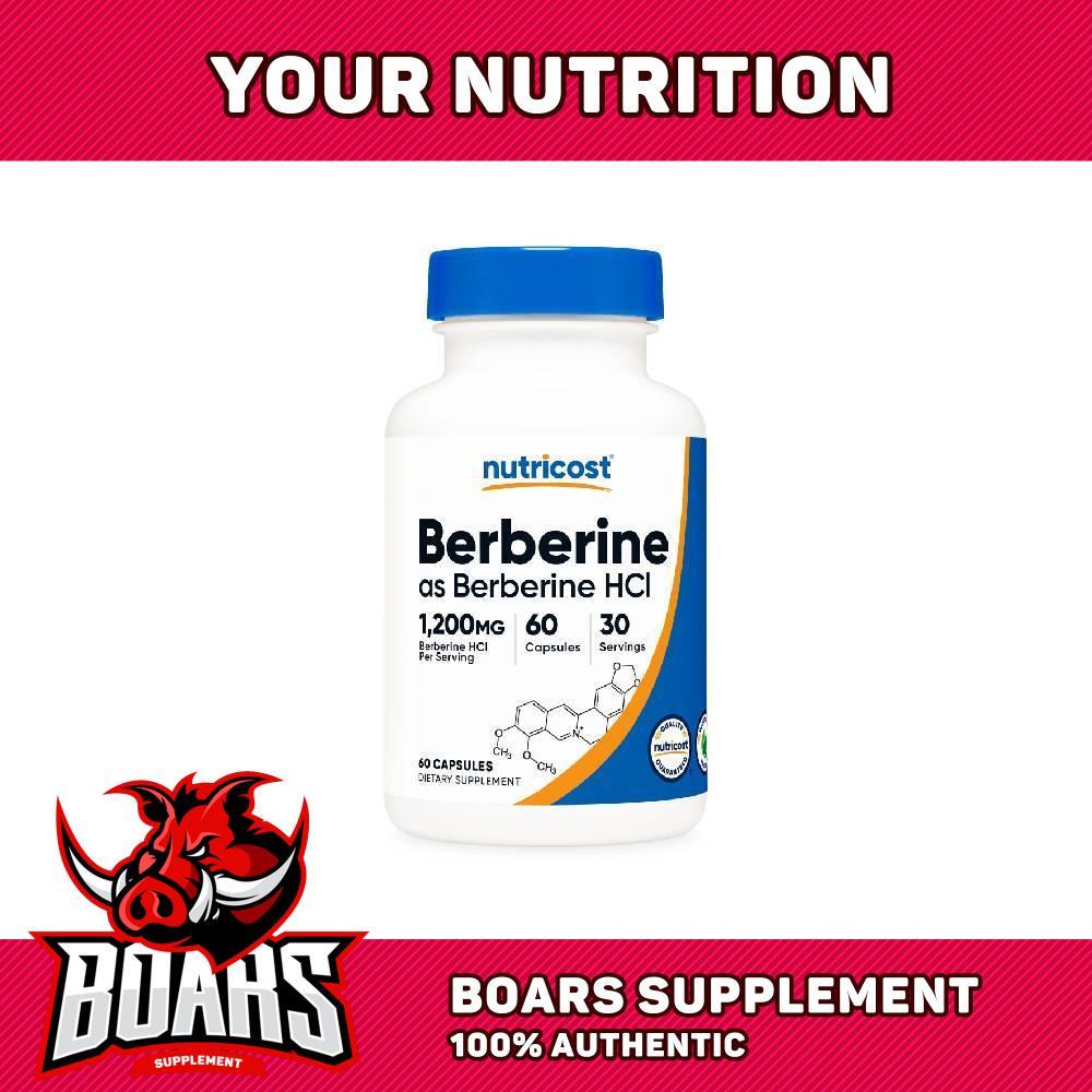 THỰC PHẨM BẢO VỆ SỨC KHOẺ NUTRICOST BERBERINE HCL 1200MG - 60 VIÊN