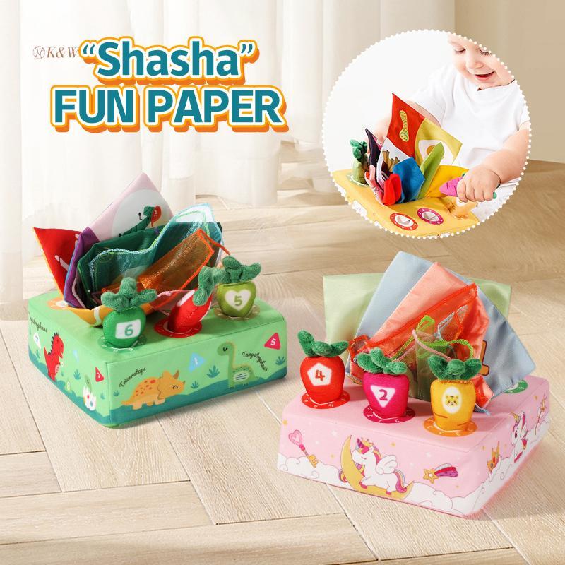 K & W Montessori Đồ Chơi Bé Kéo Cà Rốt Sang Trọng Số Hình Dạng Màu Sắc Phù Hợp Trò Chơi Đồ Chơi 0-3 