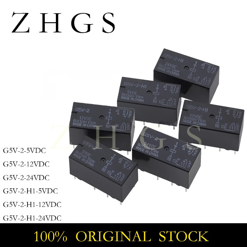 5 CÁI G5V-2-5VDC G5V-2-H1-12VDC G5V 2 H1 5VDC 12VDC 24VDC 8PIN Rơle hoàn toàn mới