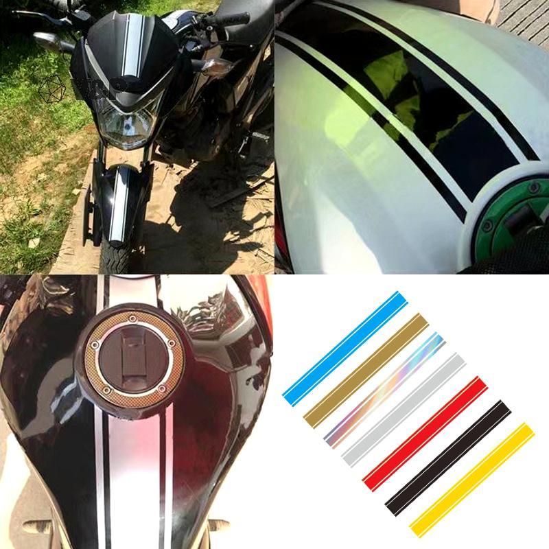 [V & P-t] Nhãn dán xe máy 50CM Bình xăng Cowl Vinyl Sọc chống thấm nước Pinstripe Decal Sticker Moto