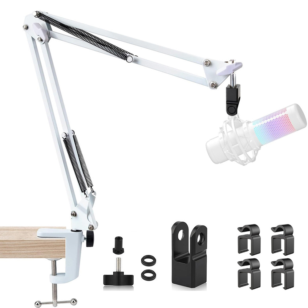 HyperX QuadCast Pro Boom Arm Micro Mic Đứng Cho HyperX QuadCast SoloCast Máy Tính Để Bàn Cantilever 