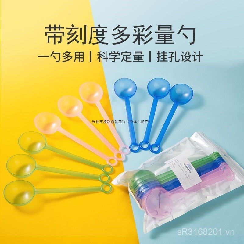 Chất Liệu Nhỏ Thìa Nhựa Đa Đặc Điểm Bột Trái Cây Thìa Thìa Bột Đá Gia Vị Thìa Cà Phê Có Cân Trà Sữa 