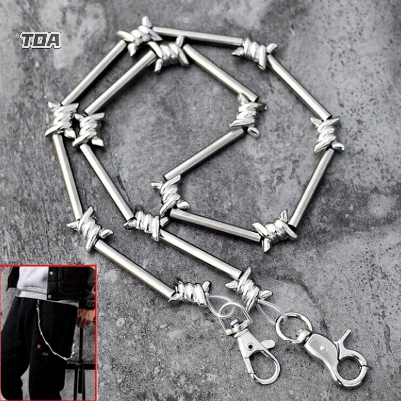 Dây Thép Gai Kim Loại Trọng Lượng, Phù Hợp cho Trang Sức Punk và Hip Hop - Việt Nam