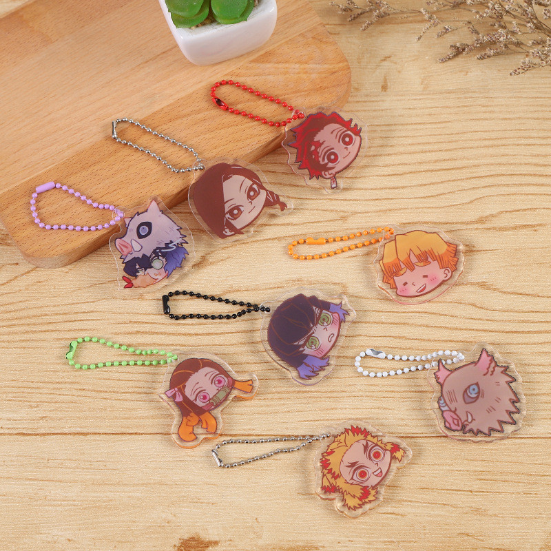 Ghostblade Ngoại Vi Móc Khóa Bếp Cửa Than Quản Trị Bạn Đậu Tomioka Yoshiyuki Anime Ngoại Vi Mặt Dây 