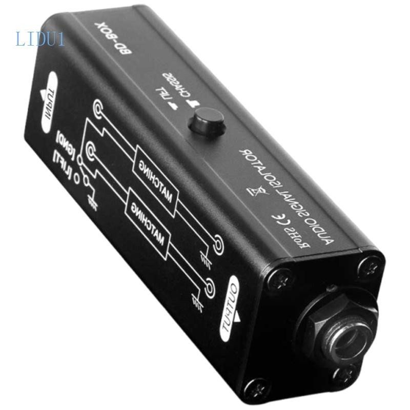 Lidu1 High Fidelity 6 35mm Audio Noise Isolation Filter Metal Frame Signal Processor for Music Produ