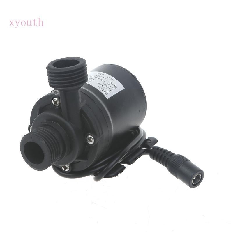 Super Mini Brushless Motor Water Pump XY DC 12V Ultra Quiet 5M 16ft 800L H Dur