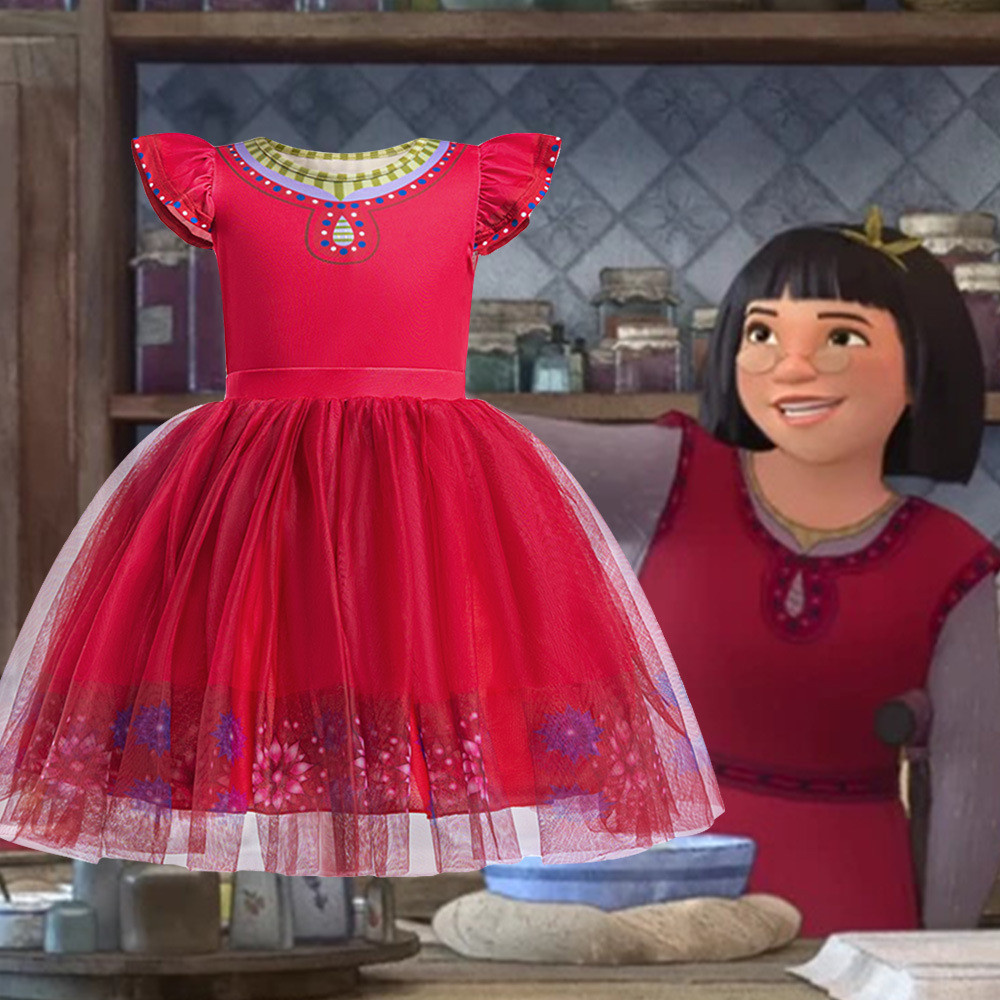 Váy bé gái cosplay Ngôi sao Wish Dahlia Trang phục Halloween Váy công chúa 11.9