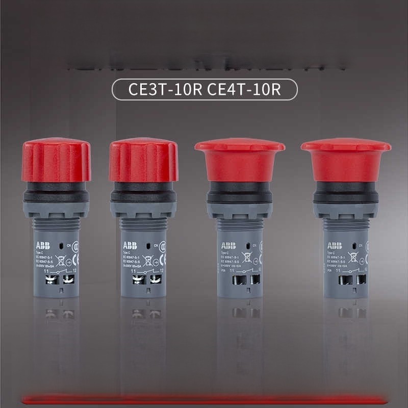 CE3T-10R CE4T-10R CE3P-10R CE4P-10R CE3K1-10R CE4K1-10R CA6-1026 CA1-8053 M22 Nút dừng khẩn cấp ABB