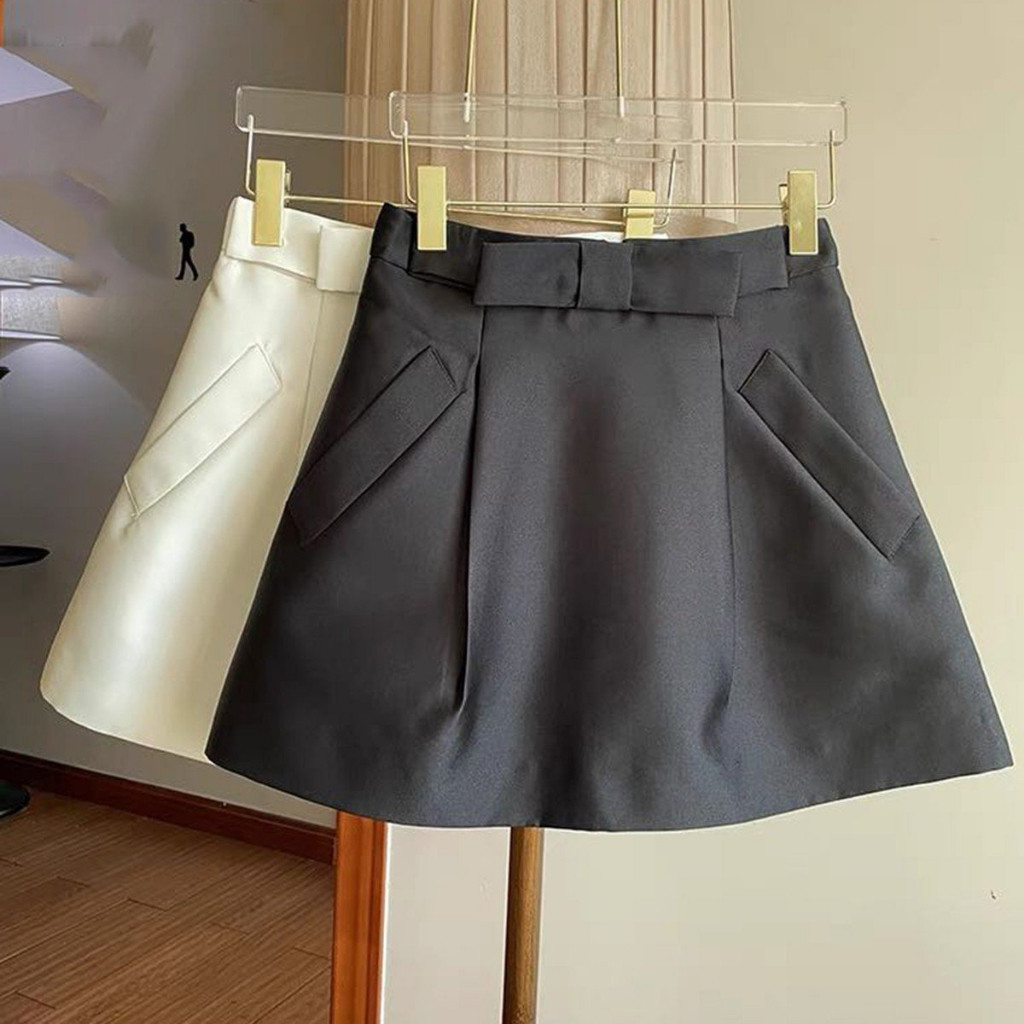 Chân Váy Thiết Kế Nữ Lamo Design Chân Váy Nữ Phối Nơ Lưng Quần xinh xắn chất Liệu TAFTA cao cấp có l