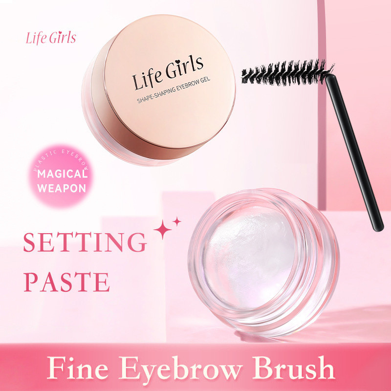CJ Life Girls Light Feather Shaping Eyebrow Gel Clear Roots Wild Eyebrow Định hình lâu trôi Châu Âu 
