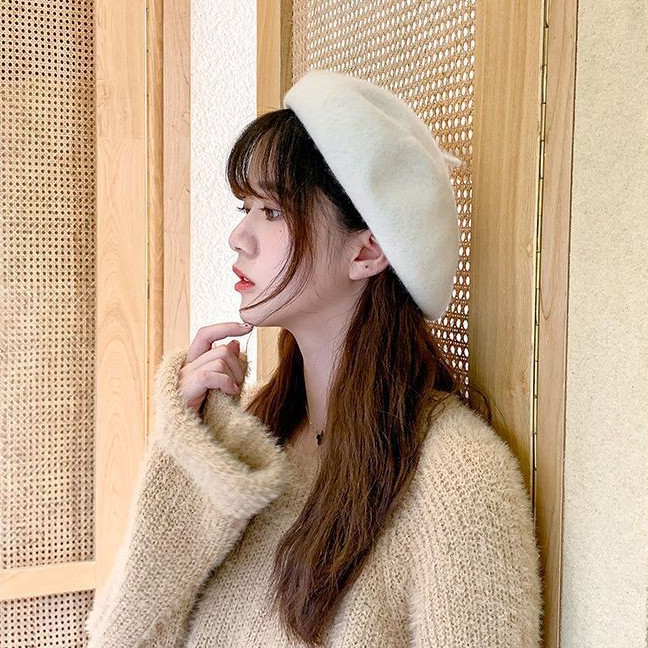 Mũ Nón Dạ Nồi Nữ Hàn Quốc BR01 | Phong Cách Trẻ Trung | Giữ Ấm Tốt | Đa Dạng Màu Hot Trend | BigBuy360 - bigbuy360.vn