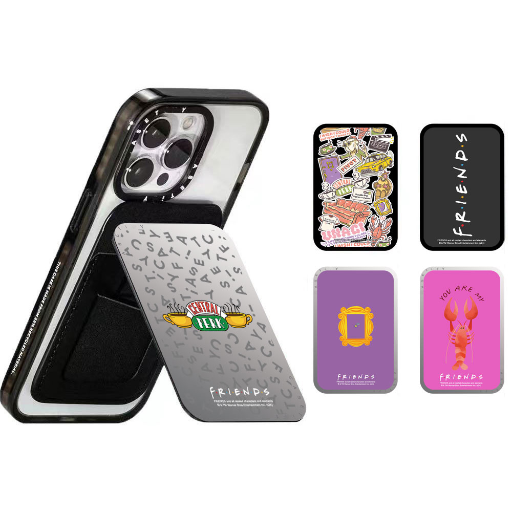 One Shot Instant Mirror Card Holder Magsafe Giá đỡ điện thoại từ tính Pata FRIENDS Đồng thương hiệu