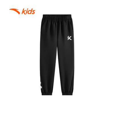 ANTA Kids Quần Dài Nỉ Bé Trai Cạp Chun Co Giãn 4 Chiều Quần dài thể thao thu đông cho bé 3525D1707S