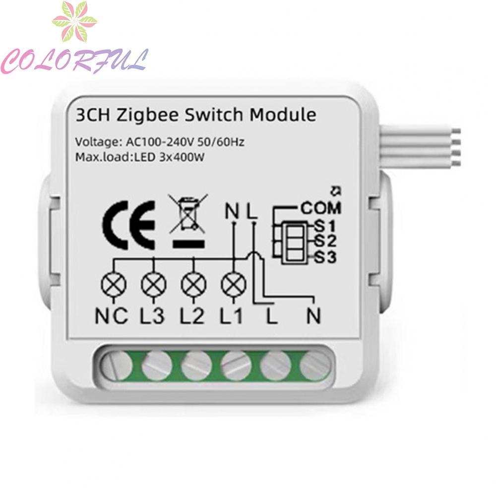 【COLORFUL】Smart WLAN Roller Shutter Switch: Control Curtains Anytime with Voice & App