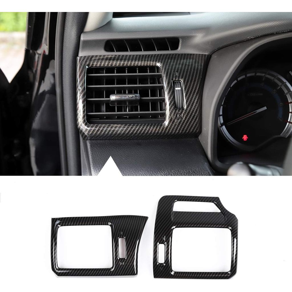 JeCar cho 4Runner Nội Thất Viền Điều Khiển Trung Tâm Dash Air Vent Bao Viền Cho 2010-2023 Toyota 4Ru