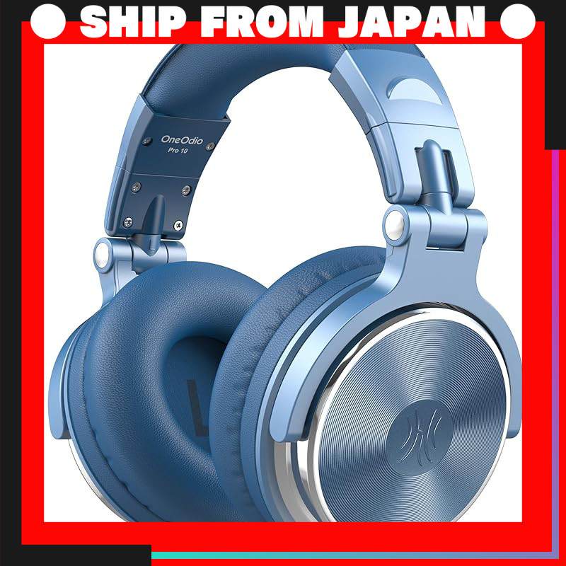 OneOdio Pro 10 Hi-Res Wired Studio Monitor Headphones with Detachable Cable (3.5mm/6.35mm) — for DJ,