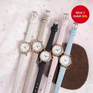 Đồng hồ nữ tối giản thanh lịch Mặt số thời trang cỡ nhỏ cho hàng ngày