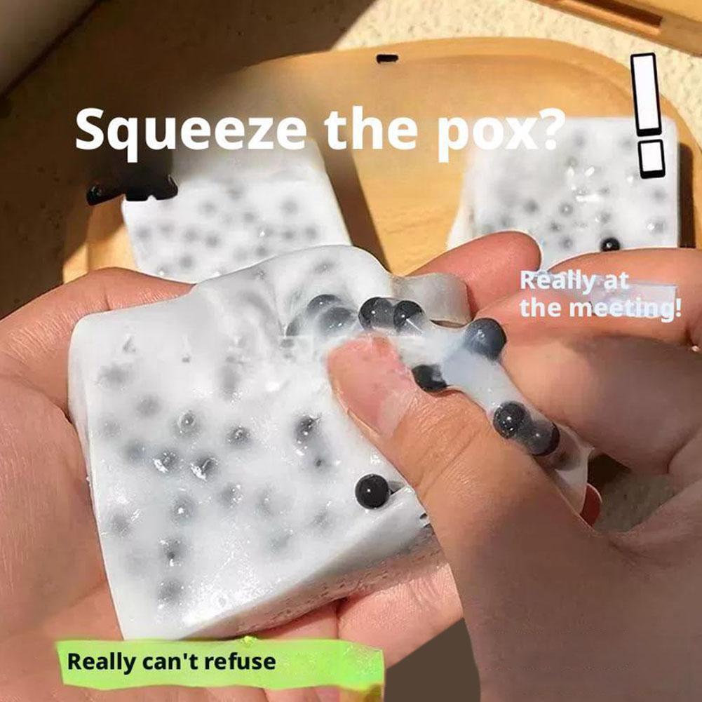 Bóp Đồ Chơi Cho Trẻ Em Giảm Áp Lực Đồ Chơi Nhọn Mềm Popping Cảm Giác Bóp Đồ Chơi Da Vuông K5z0