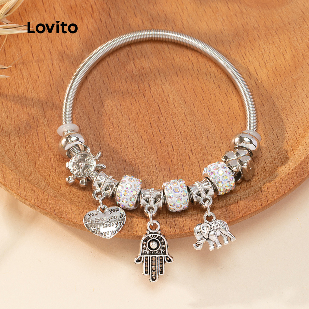 Lovito Vòng tay phối màu LCS28A44