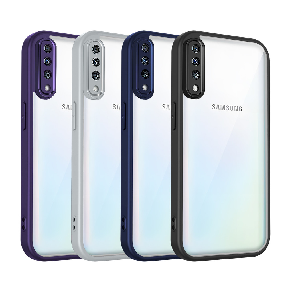 Ốp lưng Samsung A50 Vỏ trong suốt mờ thời trang cho Ốp điện thoại Samsung Galaxy A50