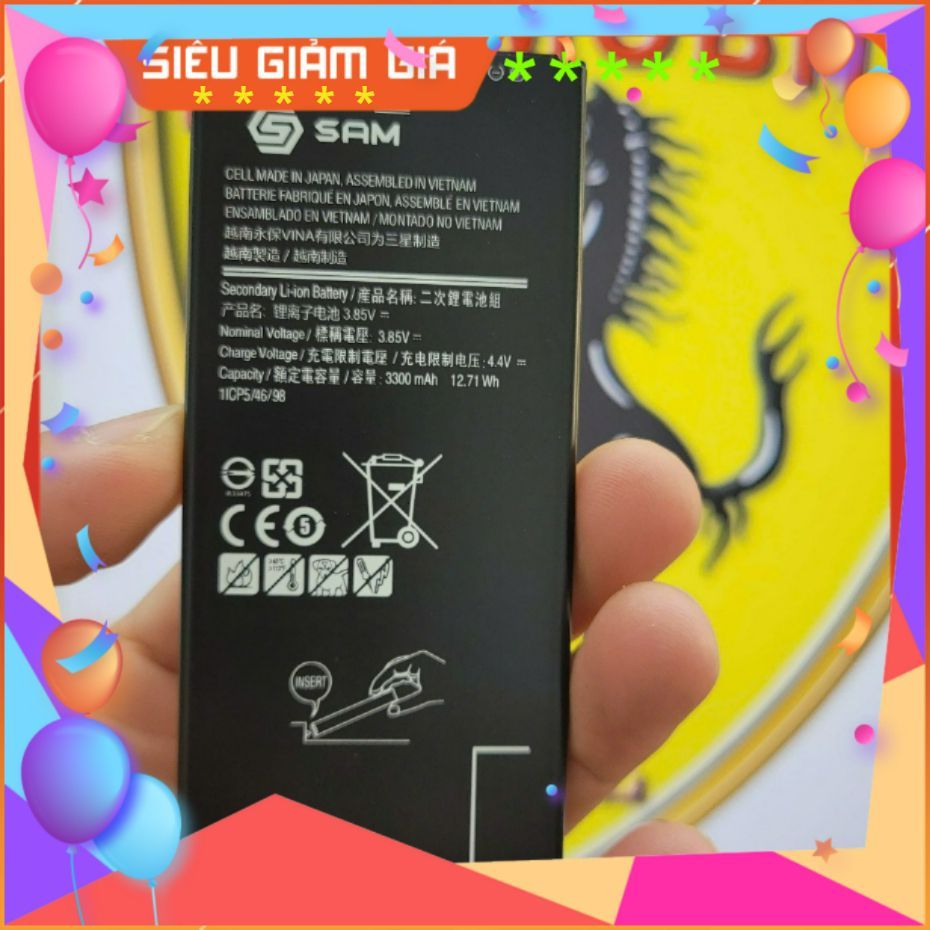Pin ZIN SS J7 Prime / G610 / J6 Plus / J610 / J4 Plus (bảo hành 3 tháng)