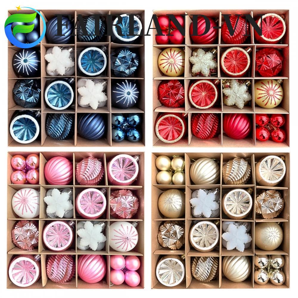 Vibrant Christmas Ornaments Set of 40PCS Perfect for Parties and Special Events