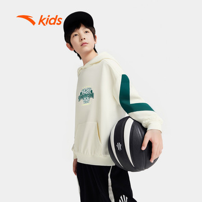 Áo Khoác Hoodie Thời Trang Bé trai 6 - 14 Tuổi Áo Bóng Rổ Klay Thompson ANTA Kids 3525D1708