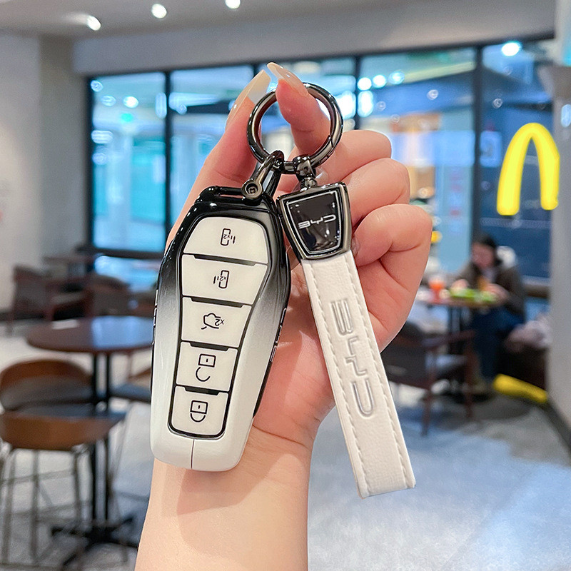 Thích hợp cho Vỏ chìa khóa 2025 BYD M9 2025 M9 dmi Loại tuyệt vời Xe kinh doanh chuyên dụng Vỏ bảo v