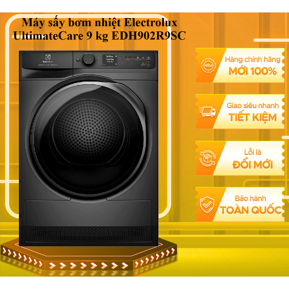 Máy sấy bơm nhiệt Electrolux UltimateCare 9 kg EDH902R9SC