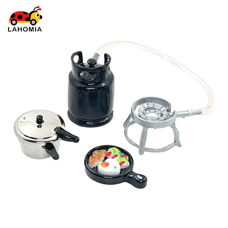 LAHOMIA 3 Miếng Tỉ Lệ 1 / 6 1 / 12 Nhà Búp Bê Nhà Bếp Dụng Cụ Nấu Ăn Ngày Lễ Quà Tặng Nhà Búp Bê Min