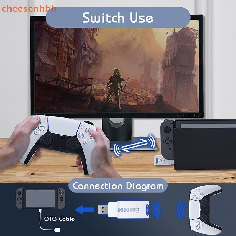 Cheehbh Coov DS50 pro dành cho Bộ điều khiển PS5 cho PS4 / Switch / PC Adapter Multi Player VN