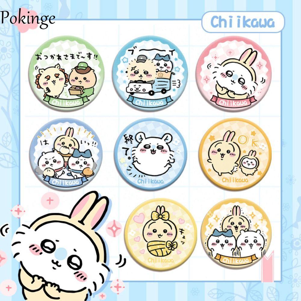 POKINGE Anime Chiikawa Pin - Trâm Cài Sáng Tạo Đáng Yêu Cho Người Yêu Thích Anime