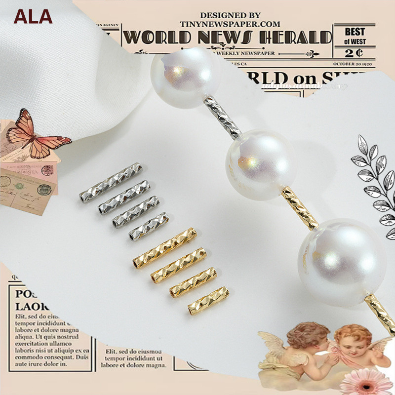 💖Phụ kiện trang sức DIY💖Vòng cổ và vòng tay 14K vàng clad với hạt lô hoa và ngọc trai[fashion neckla