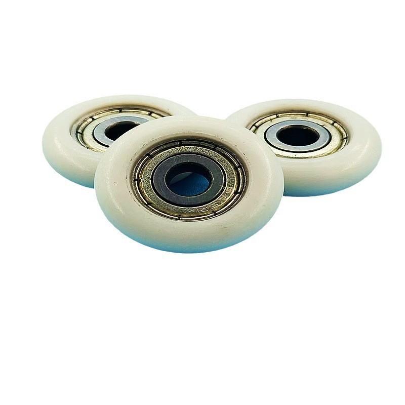 625 Vòng bi Ròng Rọc Cửa sổ Nhựa Nylon Bánh xe 625 Kích thước vòng bi 5 * 23 * 7mm Cửa trượt gia đìn
