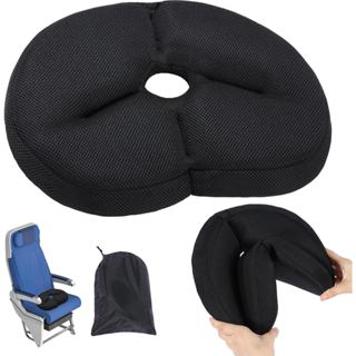 Đệm ngồi du lịch có thể gập lại di động BALAPET, Đệm ngồi máy bay dày cho các chuyến bay dài, Đệm điều chỉnh cần thiết du lịch để bay, máy bay, văn phòng, gia đình, xe lửa, ô tô (14.9x11