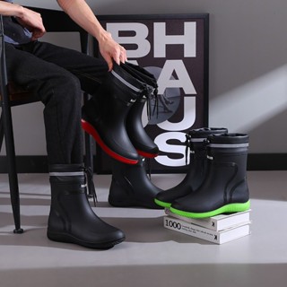 Ủng Đi Mưa Cao Cấp Chống Nước Chống Trượt Phong Cách Mới Dành Cho Nam Nữ