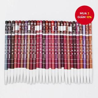  Máy mài đặc biệt miễn phí Son lót môi Bút kẻ mắt Bút vẽ Bút chì son môi Davis 28 màu 