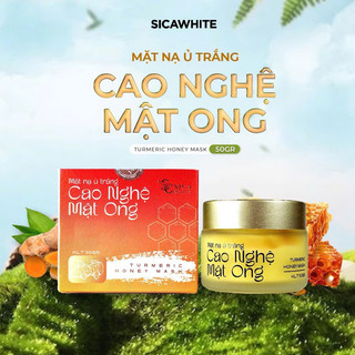 Ủ Trắng Da CAO NGHỆ MẬT ONG SICA WHITE 50G - DƯỠNG TRẮNG DA, GIẢM THÂM MỤN.