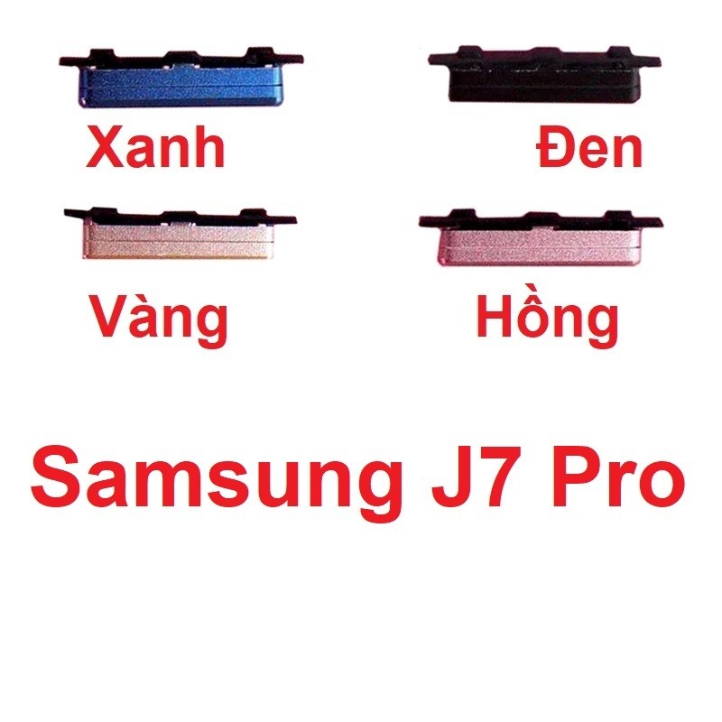 Nút Bấm Nguồn Nhựa Ngoài Samsung Galaxy J7 Pro J730 J730F Mở Điều Chỉnh Tăng Giảm Âm Lượng