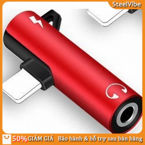 Cáp chia từ Lightning ra 3.5mm + Lightning - Một dây hai cổng, vừa sạc vừa nghe nhạc