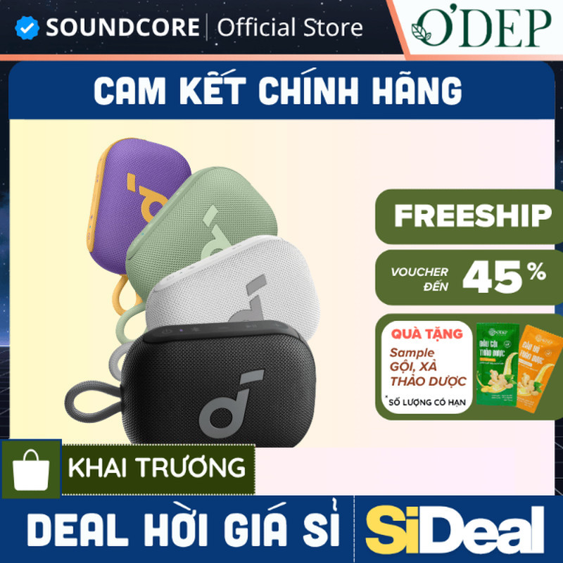 Loa bluetooth Soundcore Select 4 Go | Pin 20 giờ | Kháng bụi, nước IP67 - SIDEAL SIO