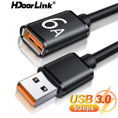 Cáp nối dài HdoorLink USB 3.0 Cáp dữ liệu truyền tốc độ cao Nam sang Nữ cho máy tính xách tay Máy in máy ảnh PC