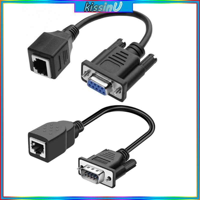 Kiss Cáp nối dài DB9 đa năng DB9 sang RJ45 cho các ứng dụng khác nhau