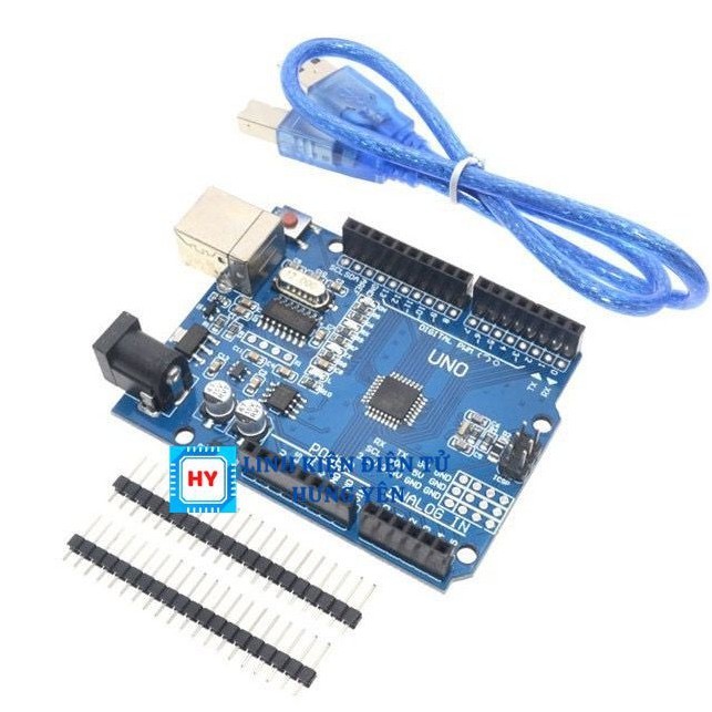 002 Bảng Mạch Arduino Uno R3 Atmega328P Tặng kèm cáp