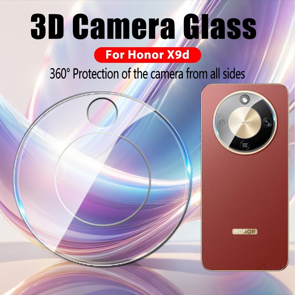 Dành Cho Honor X9d 5G 3D Cong Ống Kính Máy Ảnh Bảo Vệ Kính Honor X 9 d Xonor X9d X9D 2025 Ống Kính Đ