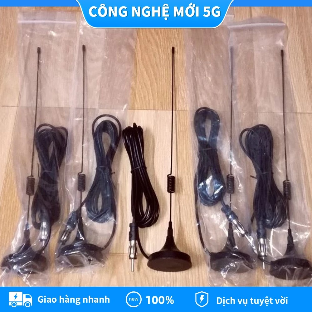 Ăng ten FM đầu CD ô tô Toyota KIA HYUNDAI - chân tròn