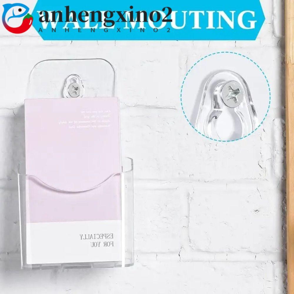 ANHENGXIN A6 Brochure Holder, Nhựa Trong Suốt Pamplet Holder, Menu Acrylic Di Động Sắp Xếp Treo Tườn