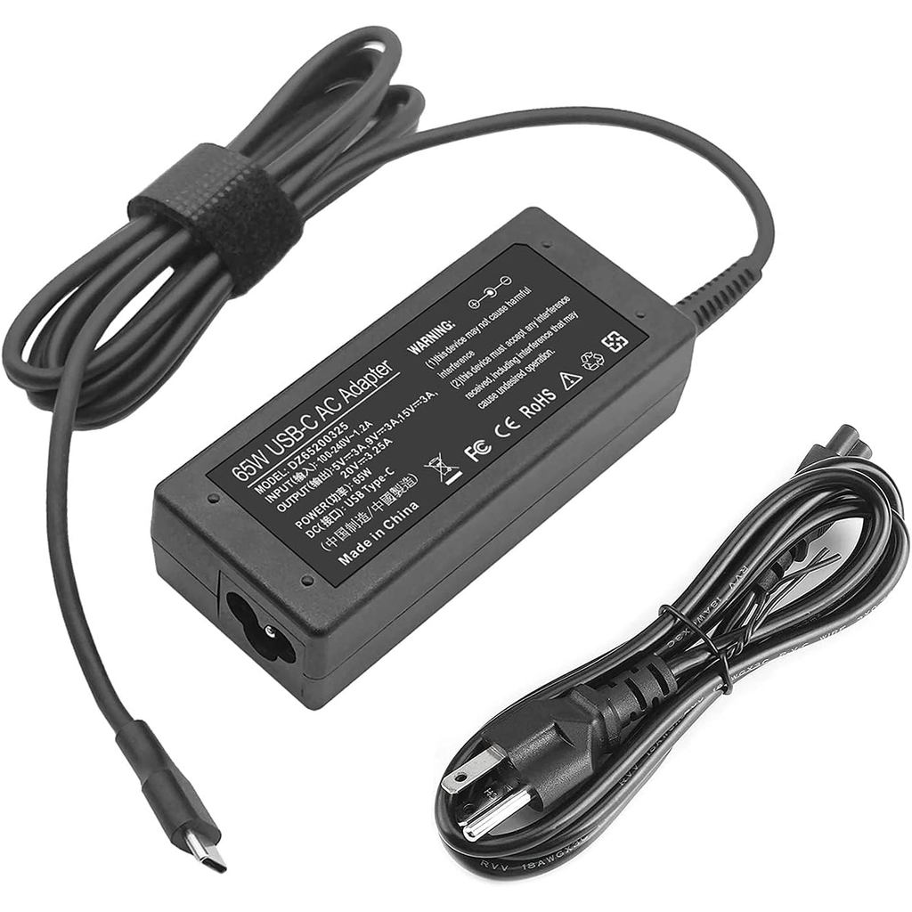 Bộ sạc Chromebook USB C 65w cho Lenovo, Hp, Dell, Acer, Asus, Samsung, Bộ sạc máy tính xách tay USB 