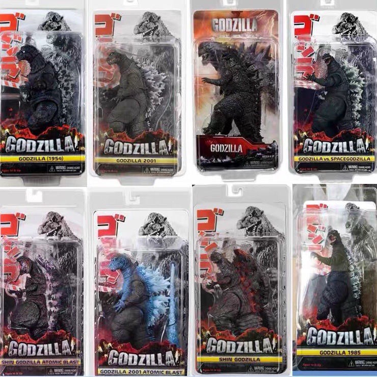 NECA2016 Phiên bản phim 2019 Godzilla 2 Monster Godzilla Joint Mô hình di chuyển được