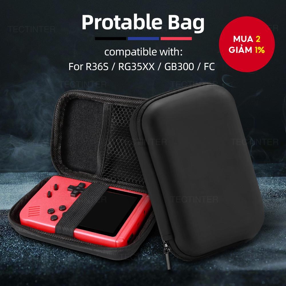 Bao đựng bảo quản cho máy chơi game cầm tay FC/GB300/R36s, túi du lịch retro mini game, hộp bảo vệ d